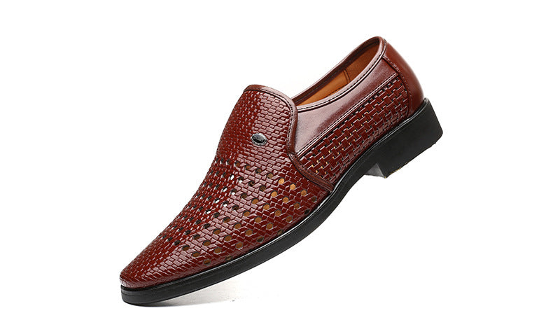 Genuine Leather Fashion Men Business Shoes - Bellkmart