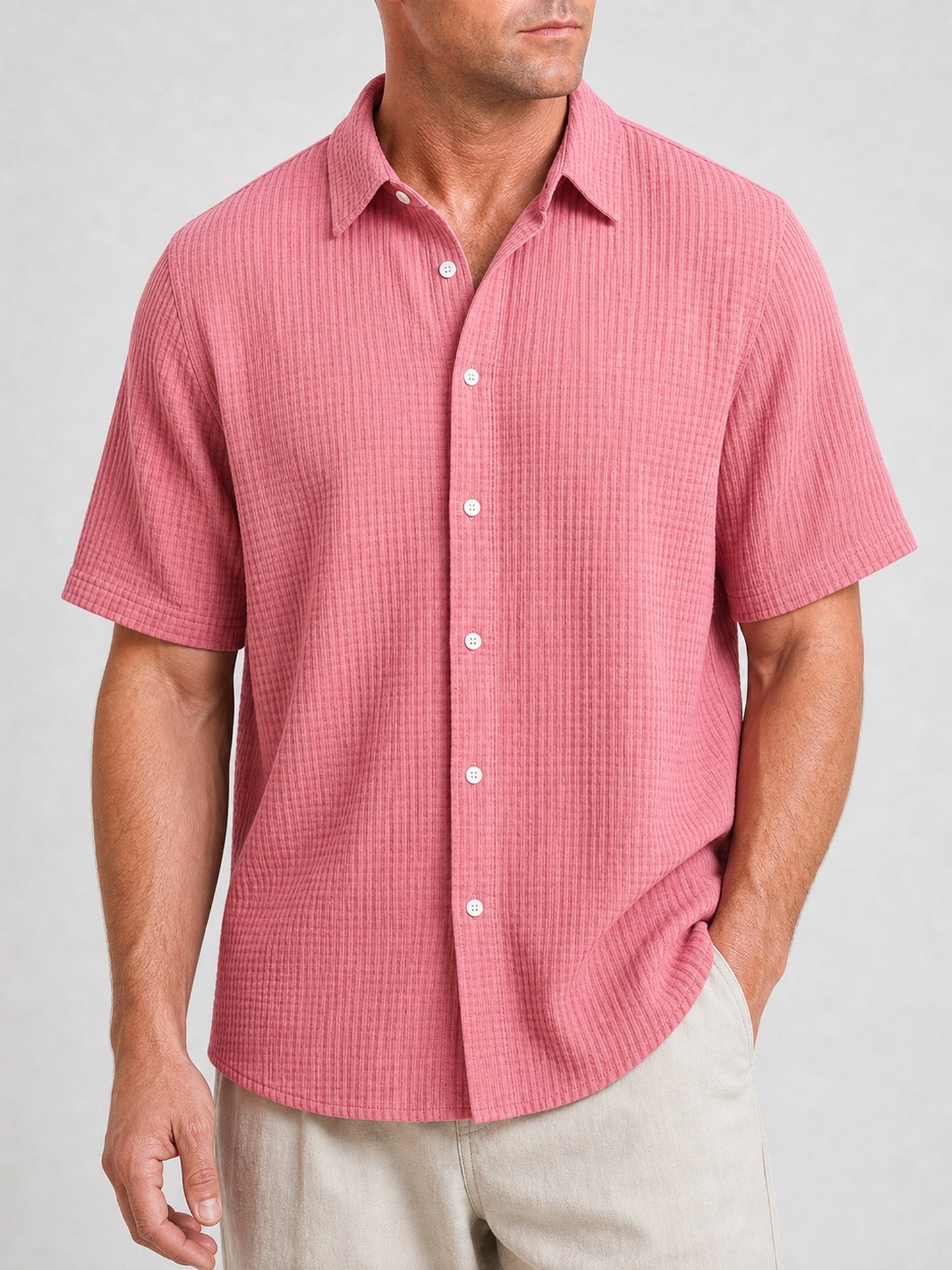 Bellkmart – Men’s GridWeave Ultra Comfortable Shirt