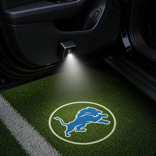 Detroit Lions Football Car Door Projector Light