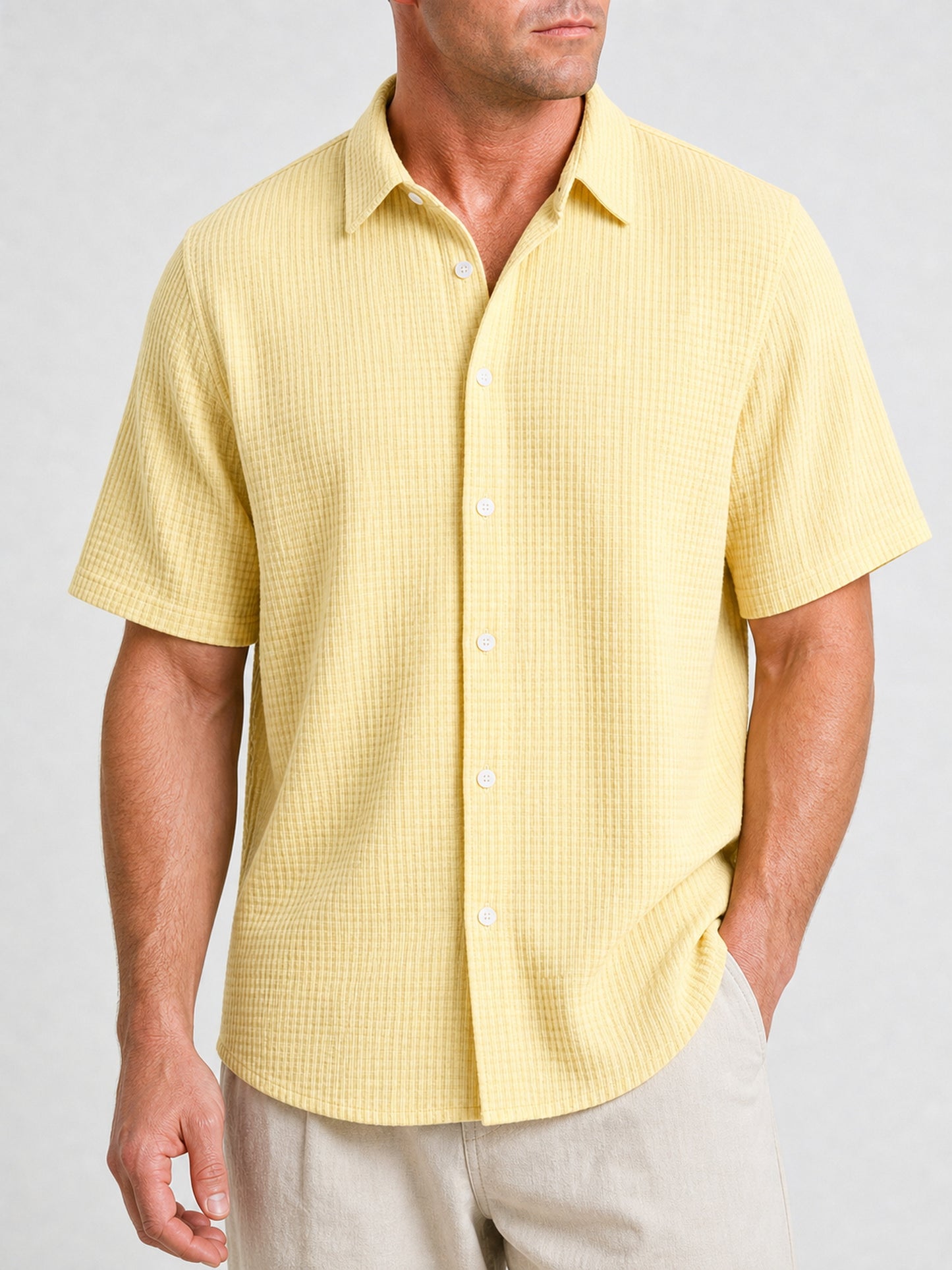 Bellkmart – Men’s GridWeave Ultra Comfortable Shirt