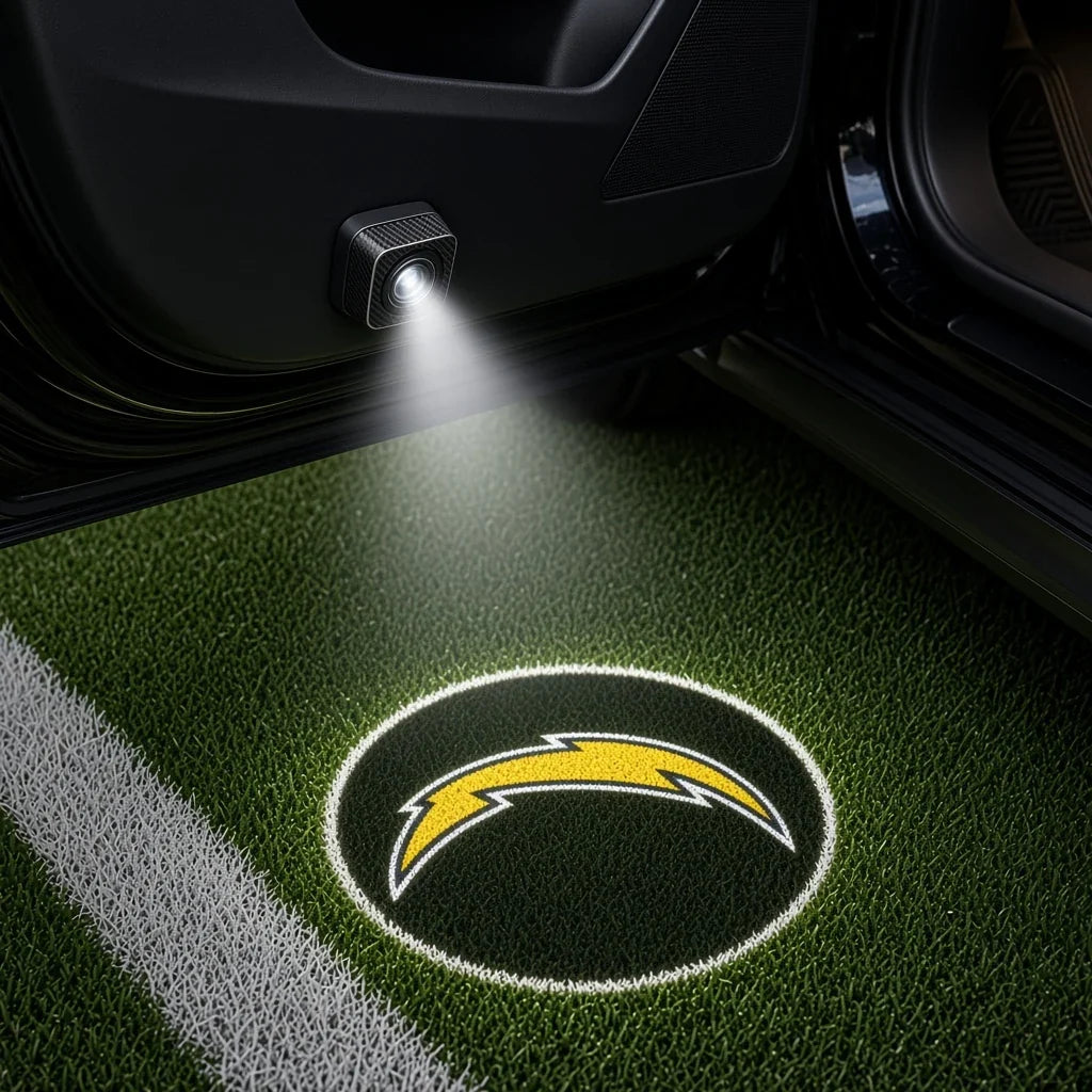 Los Angeles Chargers Football Car Door Projector Light