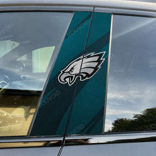 Philadelphia Eagles Car Pillar Wrap - Premium Vinyl B-Pillar Decal, Universal Fit