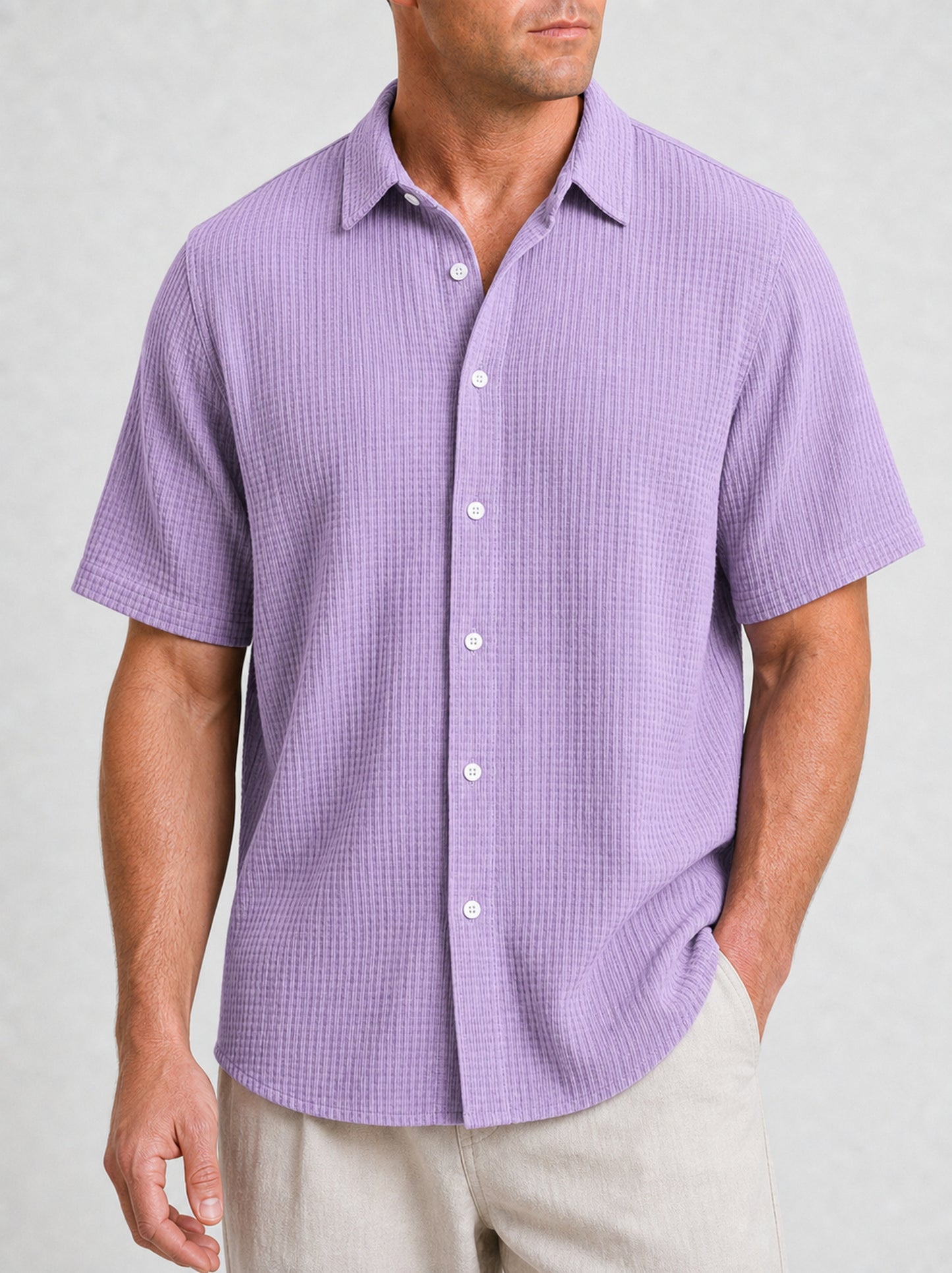 Bellkmart – Men’s GridWeave Ultra Comfortable Shirt