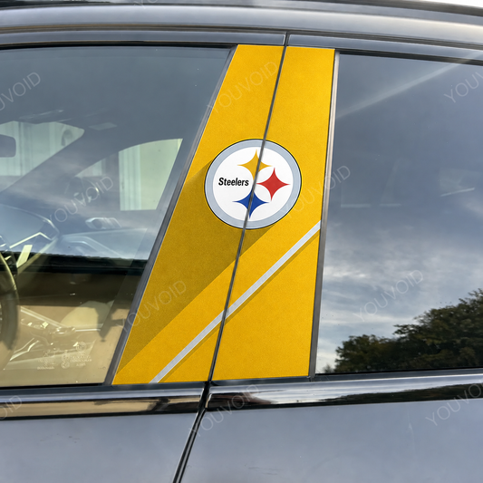 Pittsburgh Steelers Car Pillar Wrap - Universal Fit