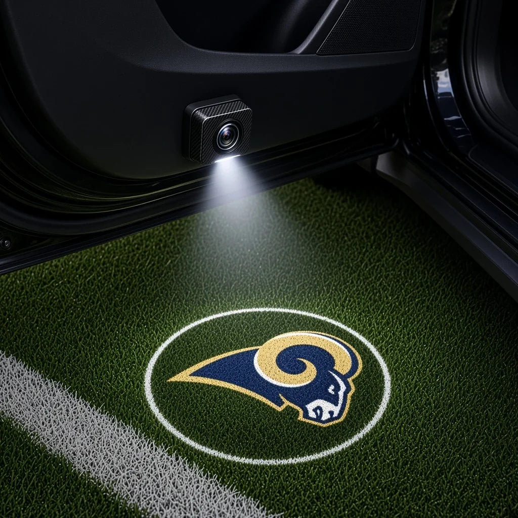 Los Angeles Rams Football Car Door Projector Light