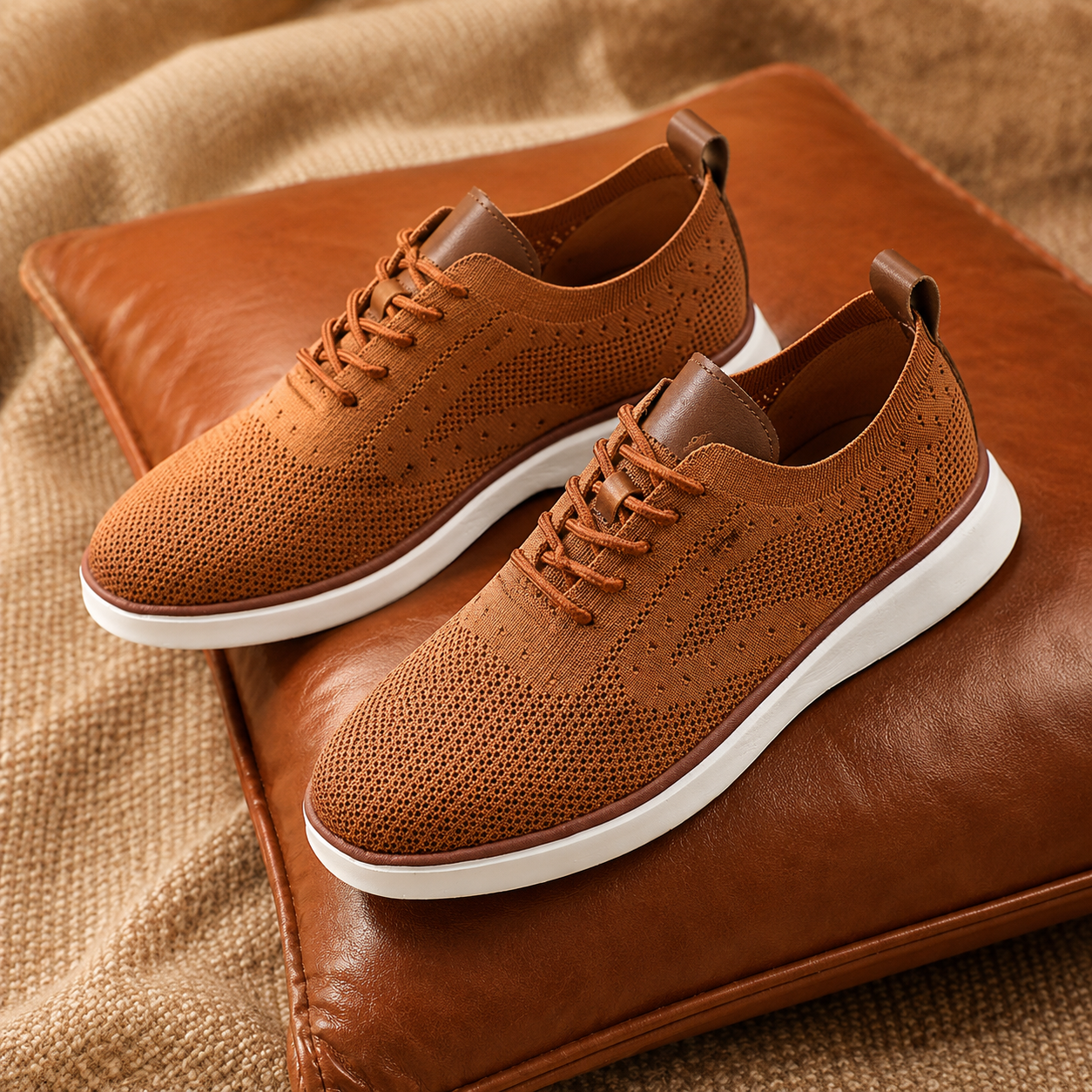 Bellkmart Aeroflex™ Men’s Knit Comfort Oxfords