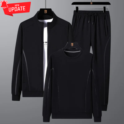 Stylish sportswear set upgraded three-piece set