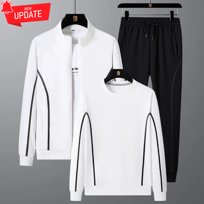 Stylish sportswear set upgraded three-piece set