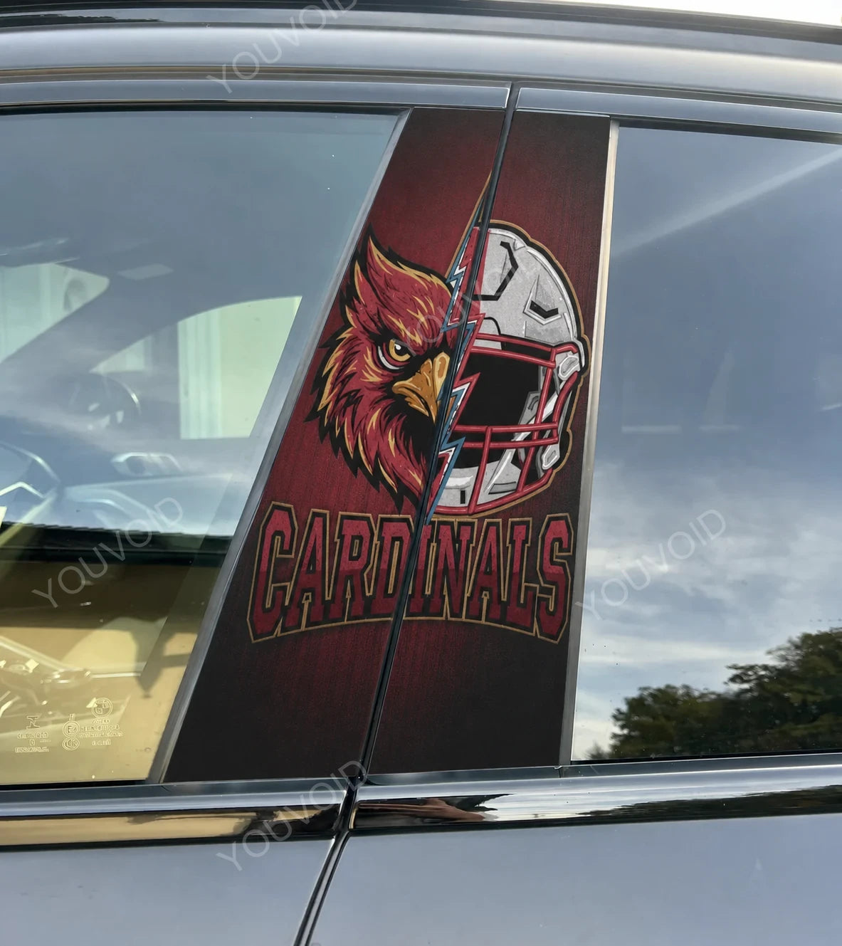 Arizona Cardinals Car Pillar Wrap - Universal Fit