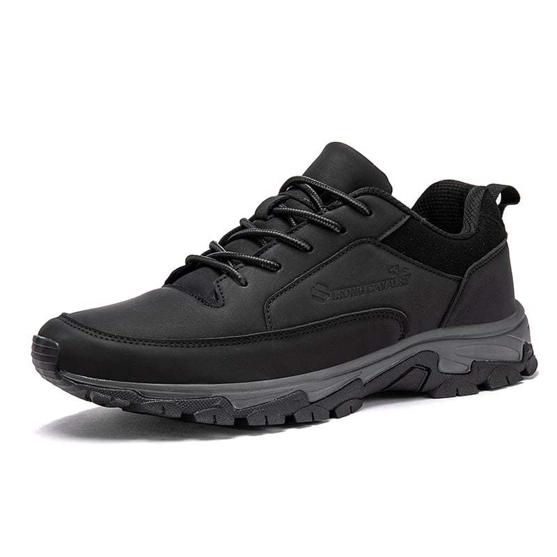 Men's Comfy Genuine Leather Orthopedic Sneakers - Bellkmart