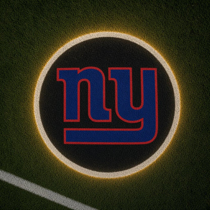 New York Giants Football Car Door Projector Light grass scene