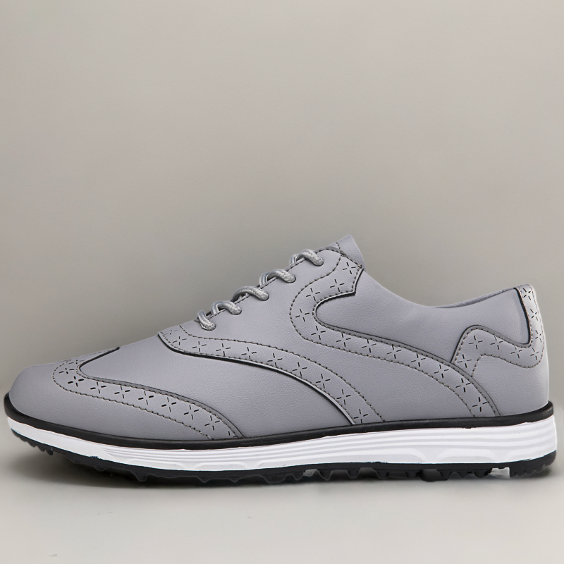 Men's Carved Fashion Golf Anti-Slip Casual Sports Shoes - Free Shipping - Bellkmart