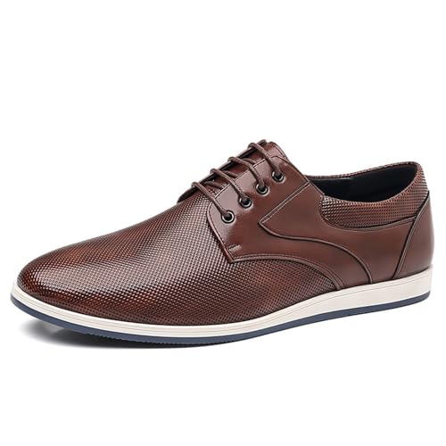 Men's Comfortable Business Casual Leather Shoes - Bellkmart