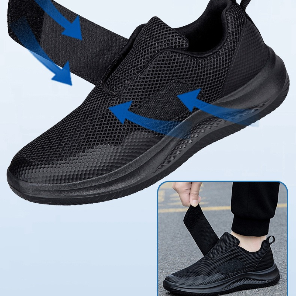 Adjustable Velcro Comfort Men's Shoes - Bellkmart