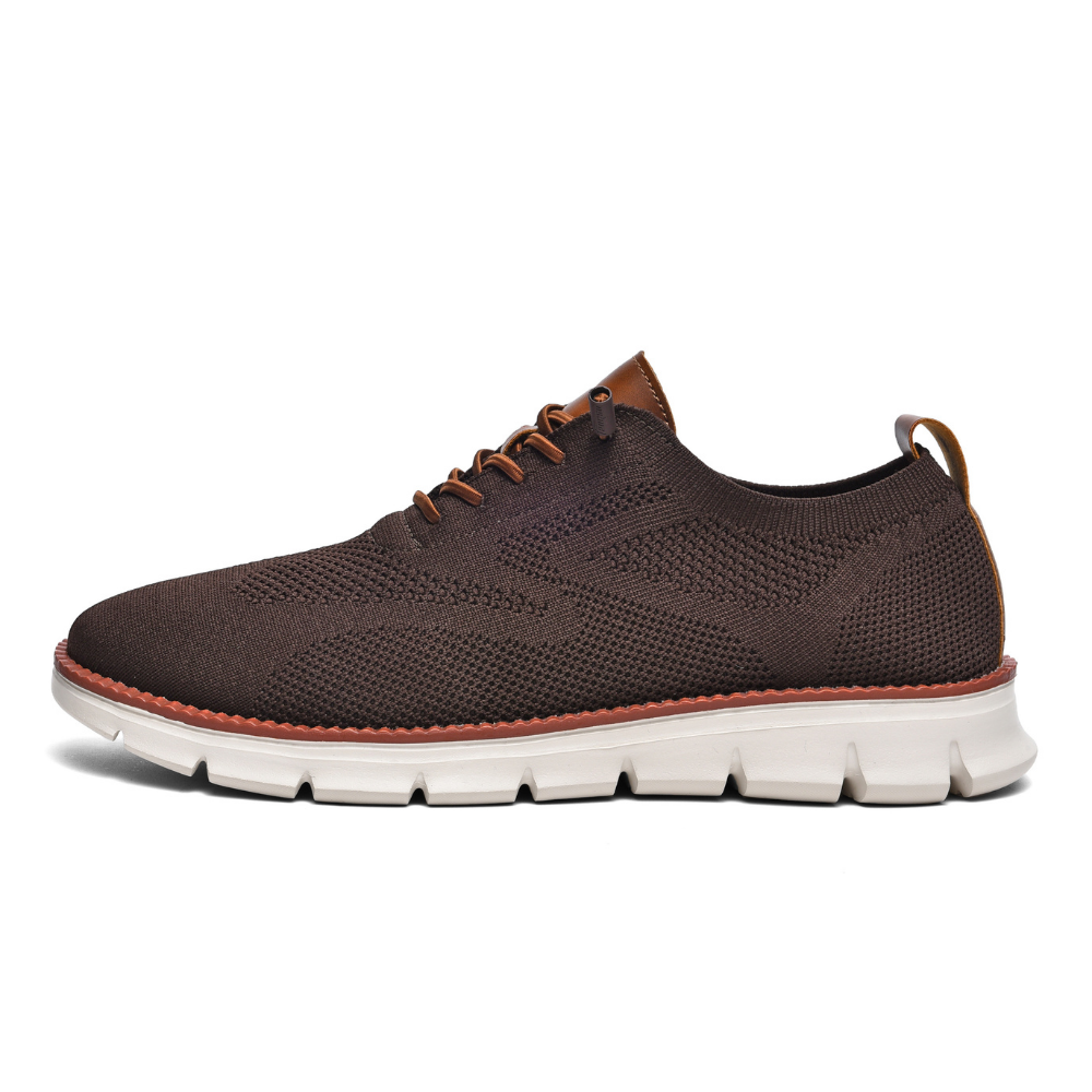 Bellkmart Super Comfy breathable Orthopedic Mesh Sneakers For Wide Feet - Dark Brown - Bellkmart