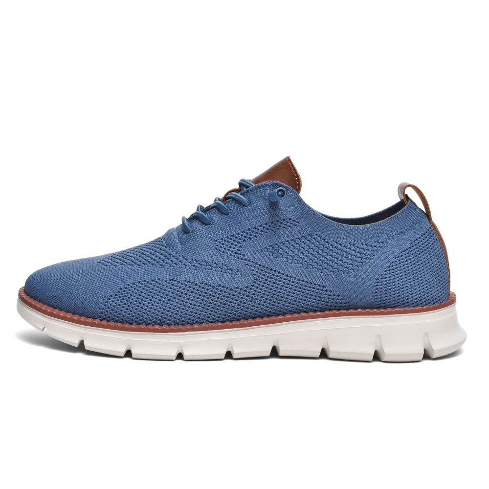 Bellkmart Super Comfy breathable Orthopedic Mesh Sneakers For Wide Feet - Blue - Bellkmart