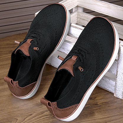 Super Comfy breathable Orthopedic Mesh Wide Toe Box Sneakers - Bellkmart