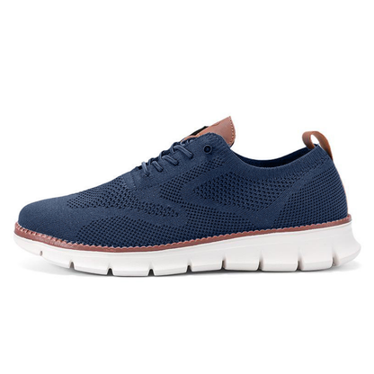 Bellkmart Super Comfy breathable Orthopedic Mesh Sneakers For Wide Feet - Dark Blue - Bellkmart