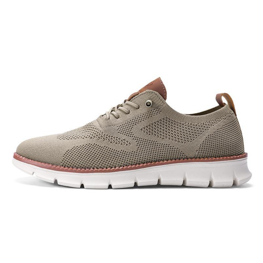 Bellkmart Super Comfy breathable Orthopedic Mesh Sneakers For Wide Feet - Khaki