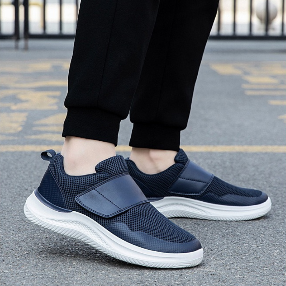 Adjustable Velcro Comfort Men's Shoes - Bellkmart