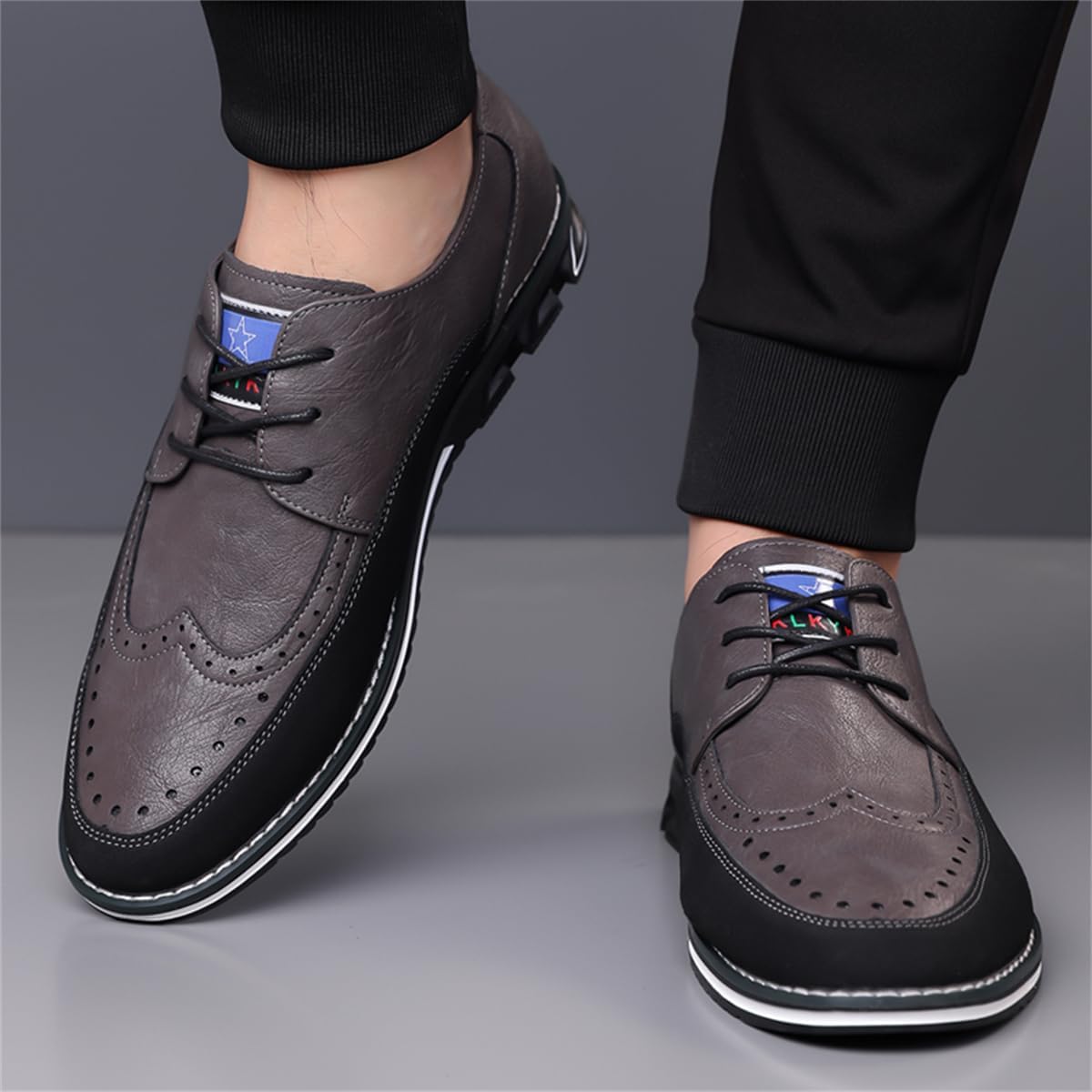 Men's Casual Dress Oxfords Shoes - Bellkmart