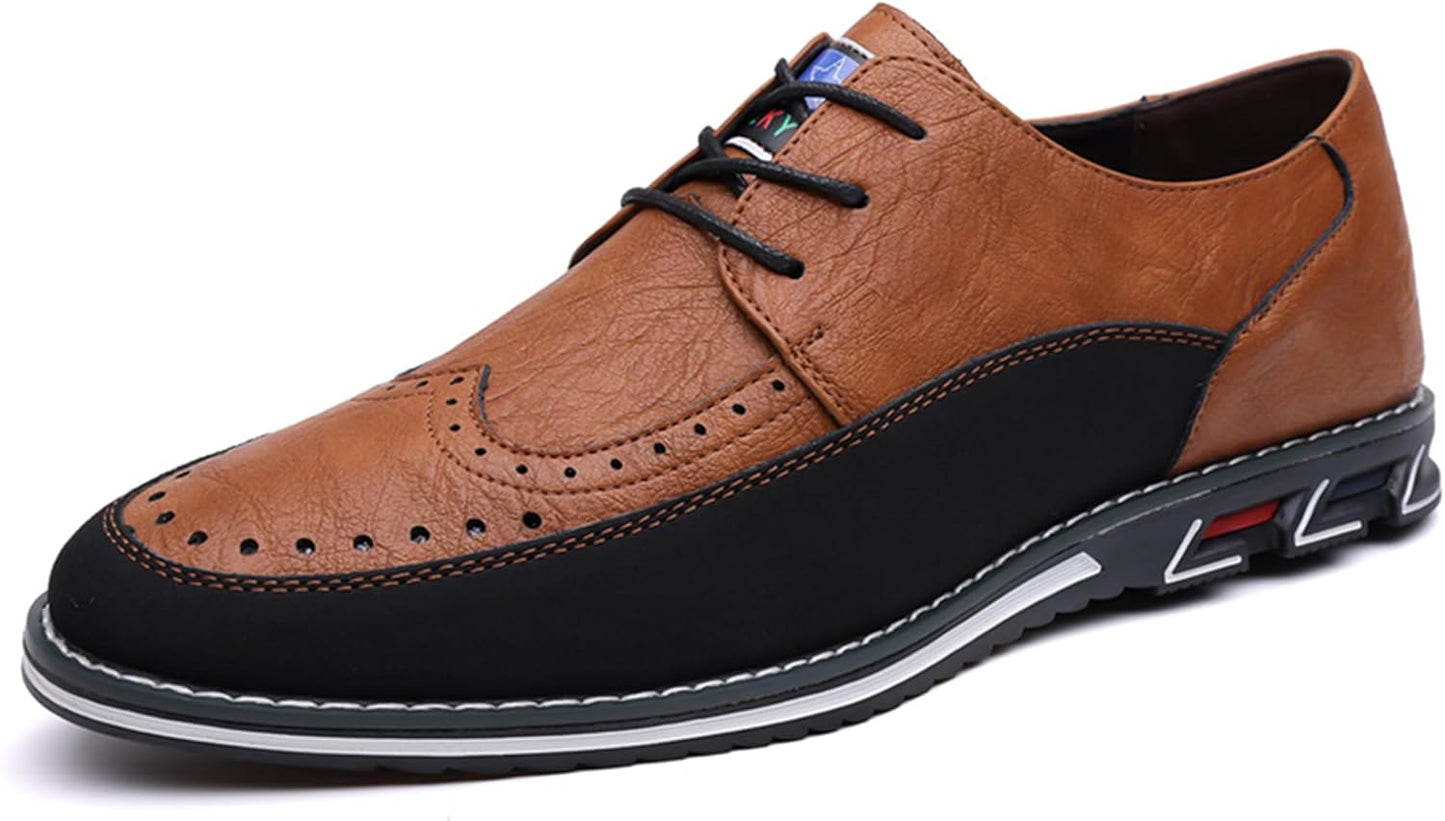 Men's Casual Dress Oxfords Shoes - Bellkmart