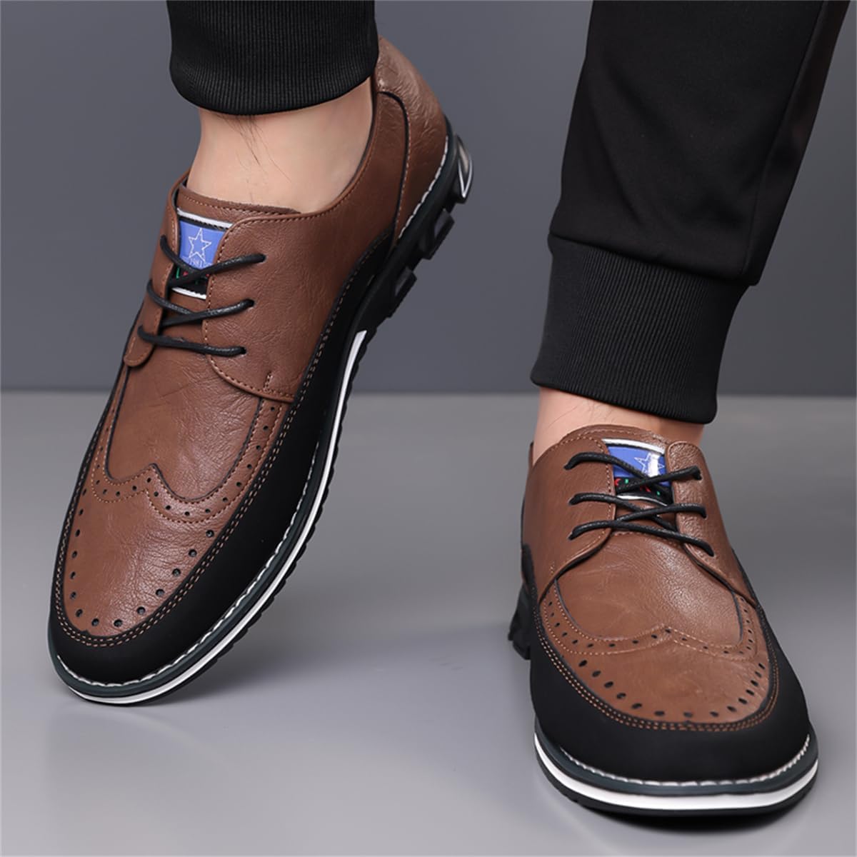 Men's Casual Dress Oxfords Shoes - Bellkmart