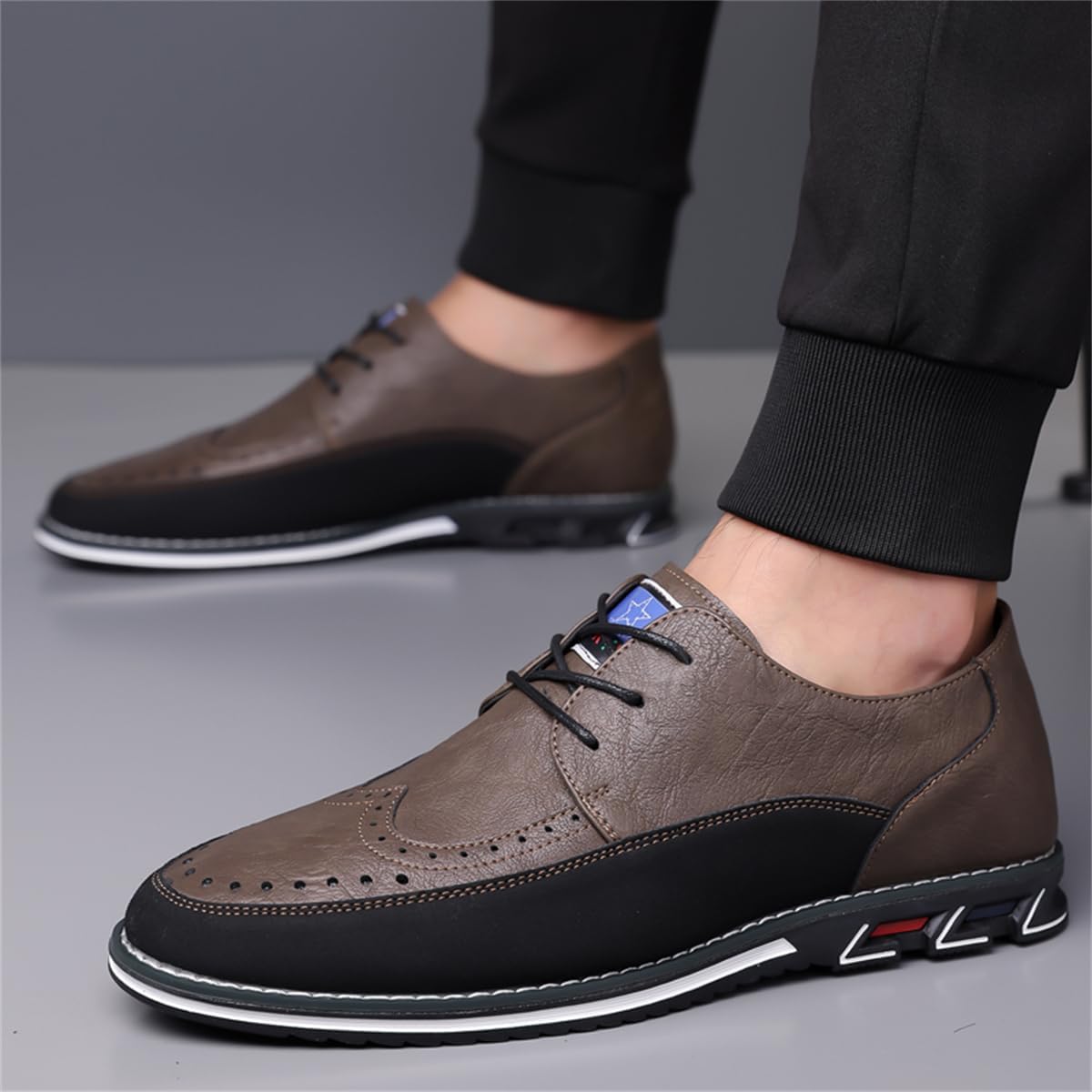 Men's Casual Dress Oxfords Shoes - Bellkmart