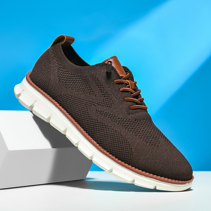 Bellkmart Super Comfy breathable Orthopedic Mesh Sneakers For Wide Feet - Dark Brown - Bellkmart