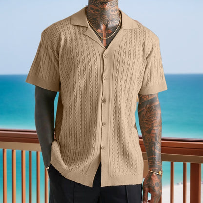 Classic Cable-Knit Shirt: Timeless Style with Modern Edge - Bellkmart