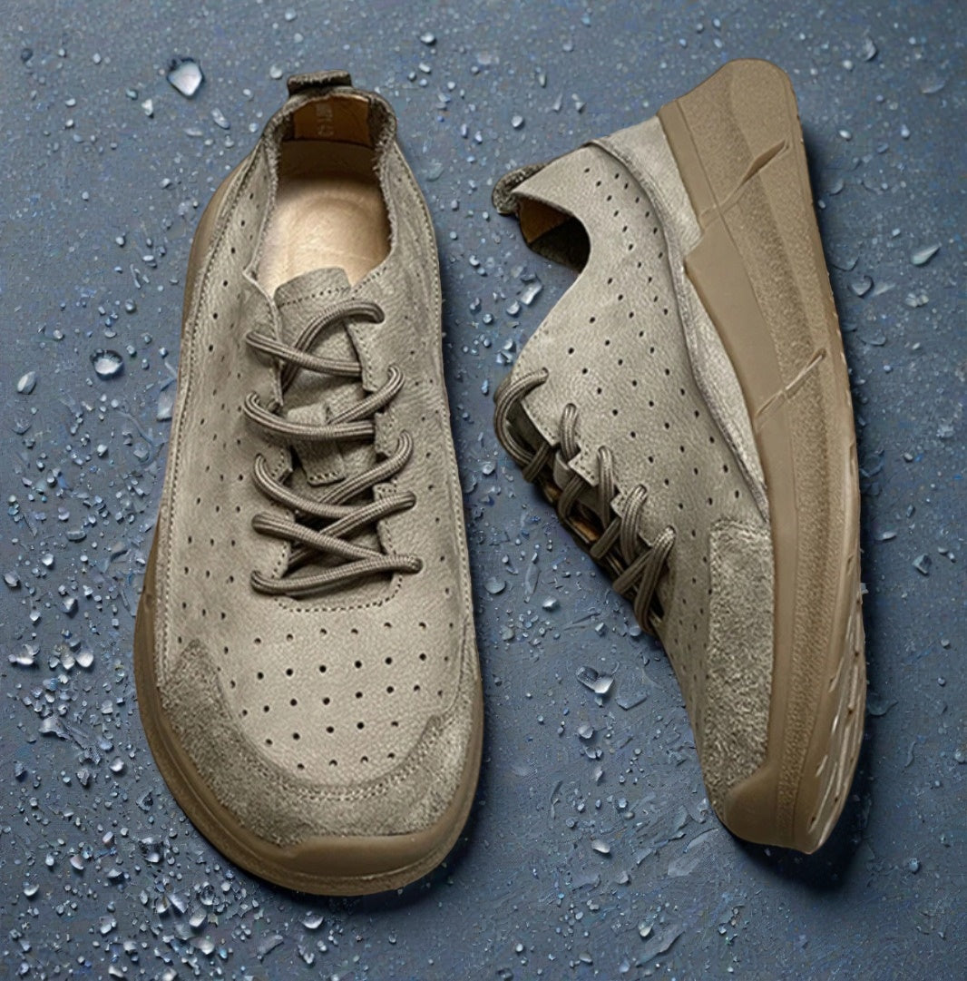 Handmade vintage genuine leather breathable shoes - Bellkmart