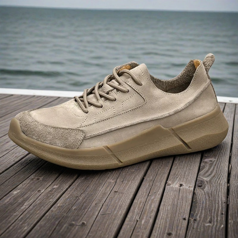 Handmade vintage genuine leather breathable shoes - Bellkmart