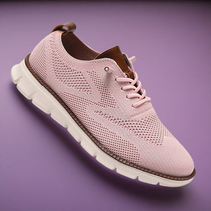 Women Oxford Comfy breathable Orthopedic Mesh Sneakers For Wide Feet - Bellkmart