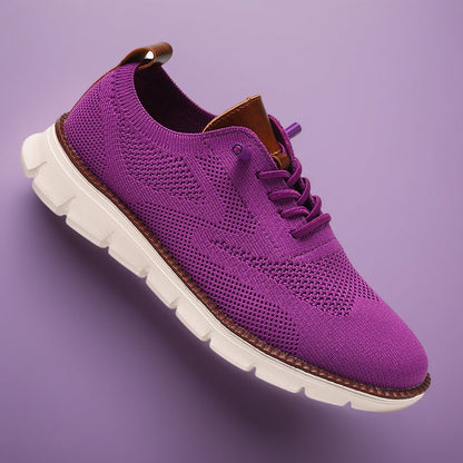 Women Oxford Comfy breathable Orthopedic Mesh Sneakers For Wide Feet - Bellkmart