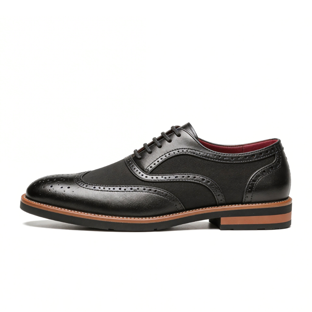 Carved Oxford comfortable breathable shoes - Bellkmart
