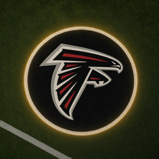 Atlanta Falcons Football Car Door Projector Light grass scene