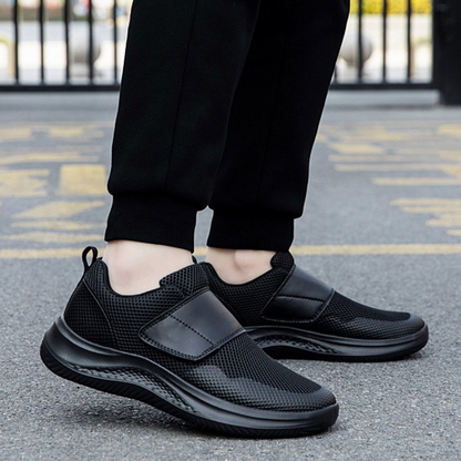 Adjustable Velcro Comfort Men's Shoes - Bellkmart
