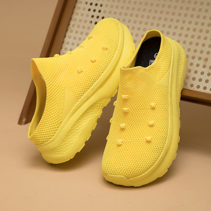 Women Wide Toe Box Flyknit orthopedic casual shoes - Bellkmart
