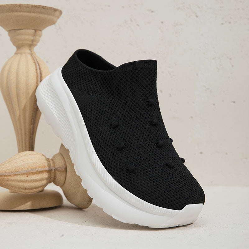 Women Wide Toe Box Flyknit orthopedic casual shoes - Bellkmart