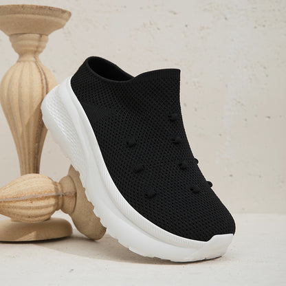 Women Wide Toe Box Flyknit orthopedic casual shoes - Bellkmart