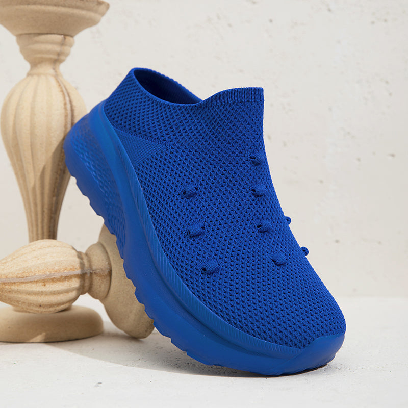 Women Wide Toe Box Flyknit orthopedic casual shoes - Bellkmart