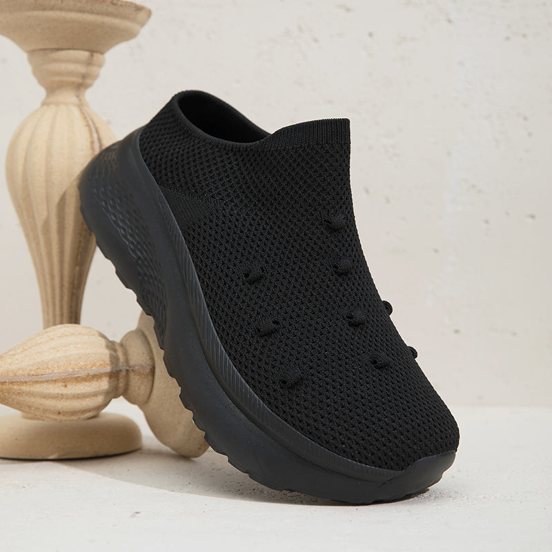 Women Wide Toe Box Flyknit orthopedic casual shoes - Bellkmart