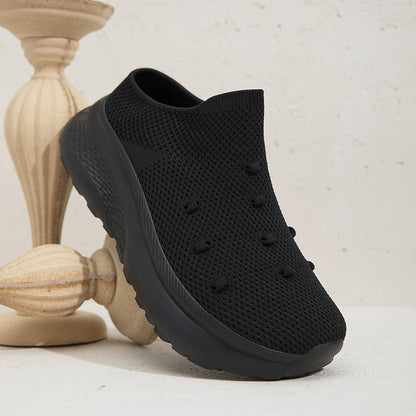 Women Wide Toe Box Flyknit orthopedic casual shoes - Bellkmart
