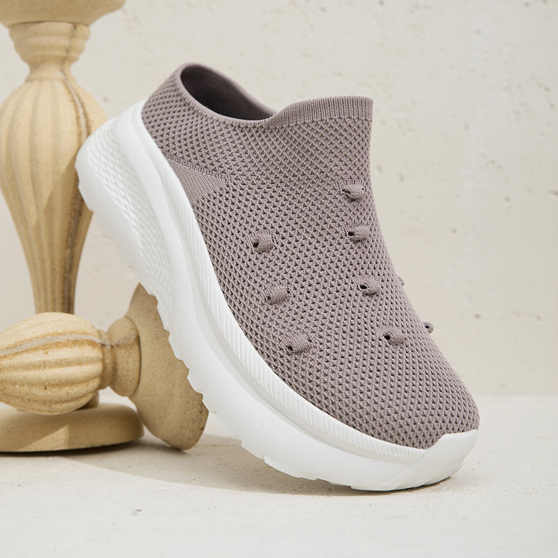 Women Wide Toe Box Flyknit orthopedic casual shoes - Bellkmart