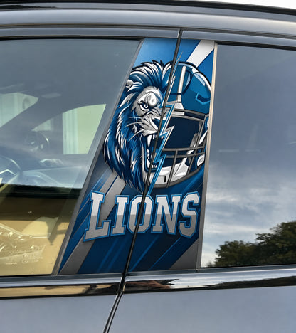 Detroit Lions Car Pillar Wrap - Universal Fit - 1