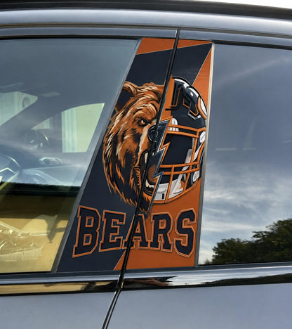 Chicago Bears Car Pillar Wrap - Universal Fit - 1