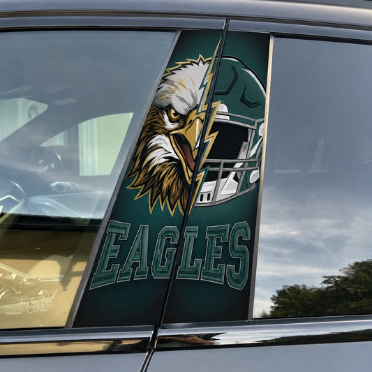Philadelphia Eagles Car Pillar Wrap - Universal Fit - 2