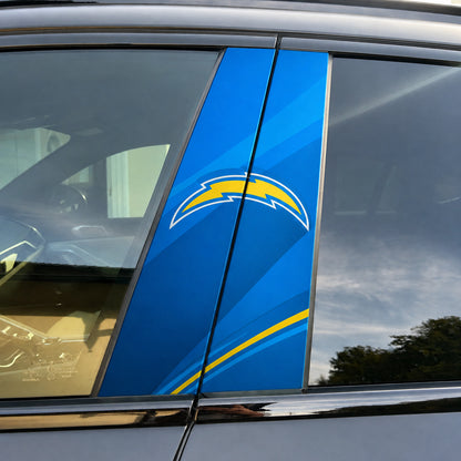 Los Angeles Chargers Car Pillar Wrap - Universal Fit - 1