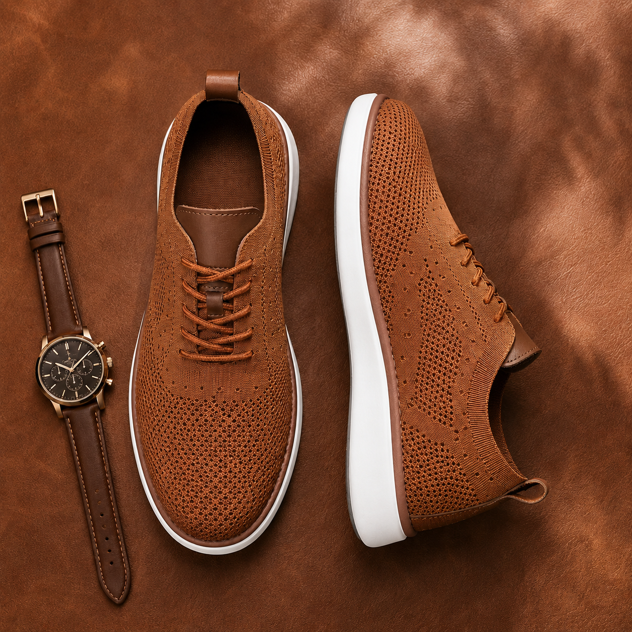 Bellkmart Aeroflex™ Men’s Knit Comfort Oxfords