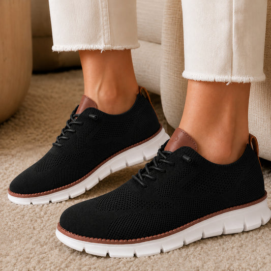 Bellkmart RelaxFit™ Women’s Wide Toe Box Knit Walking Shoes
